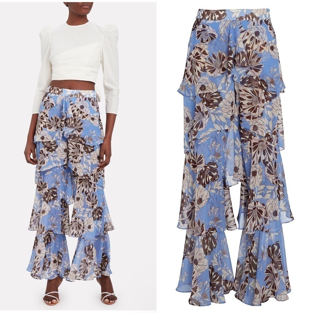 NWOT Alexis Elyria Tiered Wide-Leg Pants